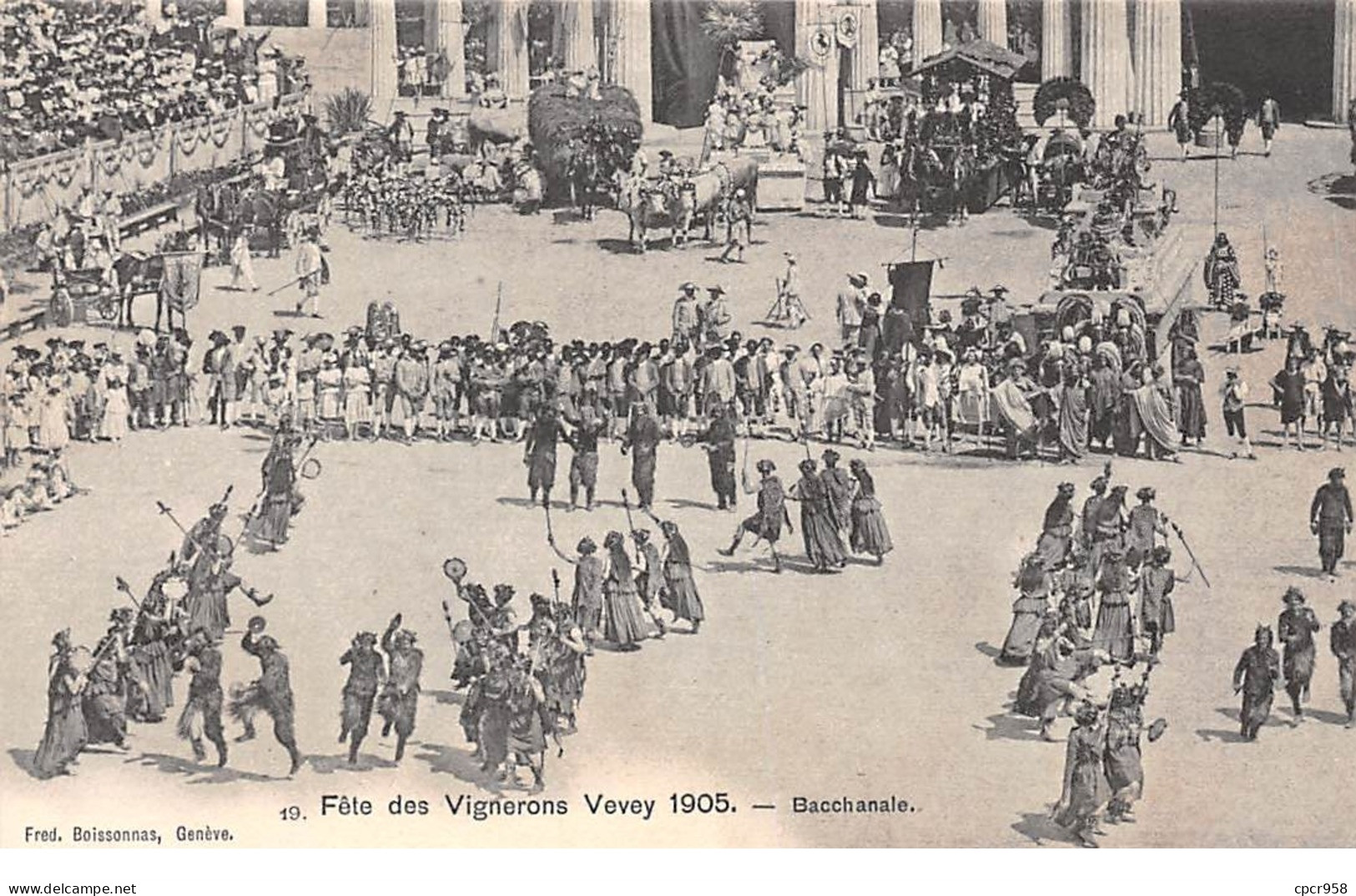 Suisse - N°67394 - Fête Des Vignerons Vevey 1905 - Bacchanale - Vevey
