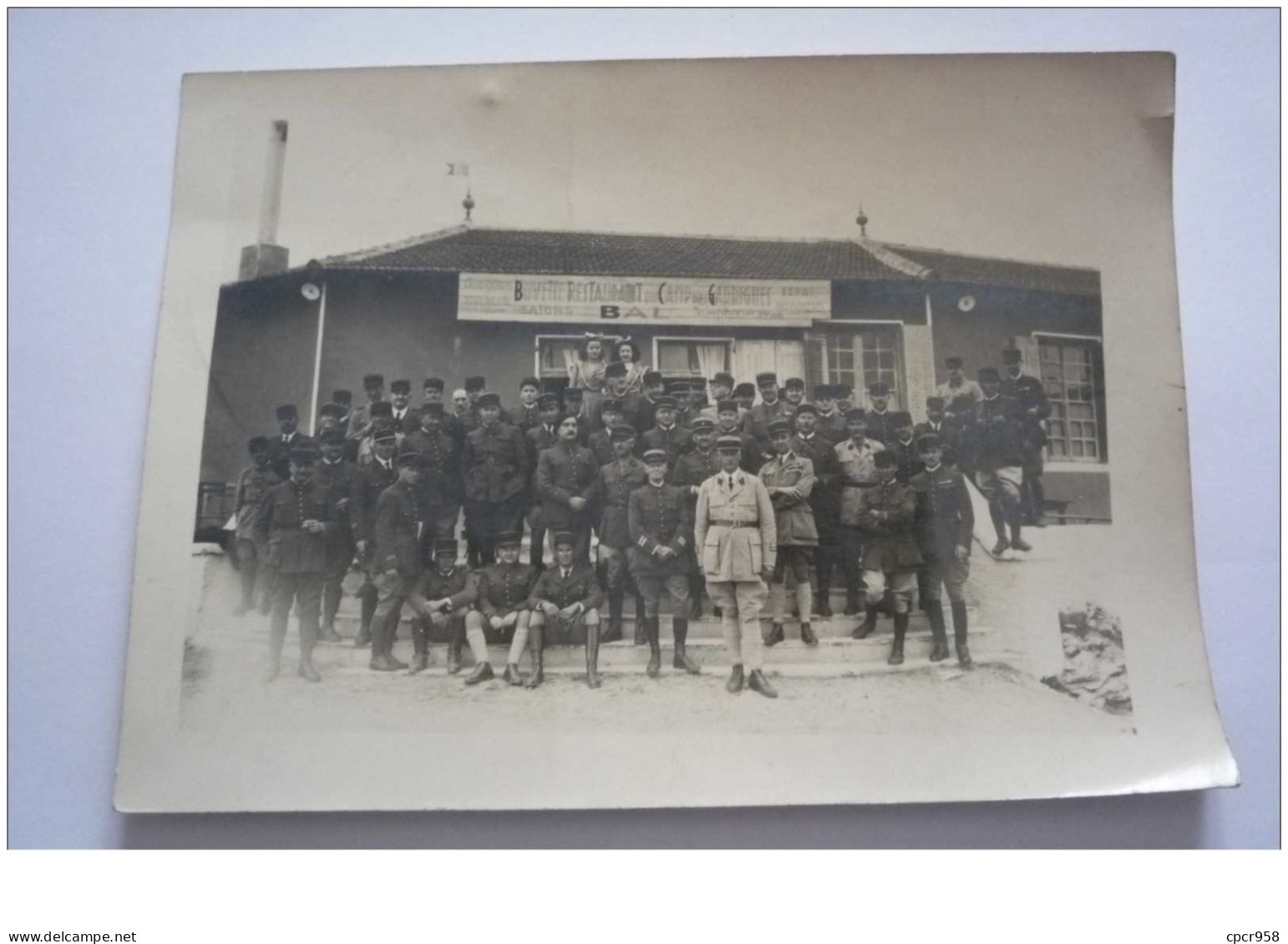 Photographie. N°34024.militaire.camp De Garrigues Gard.1939. 173eme Regiment D Artillerie Lourde Puissante.13x18cm - Lugares