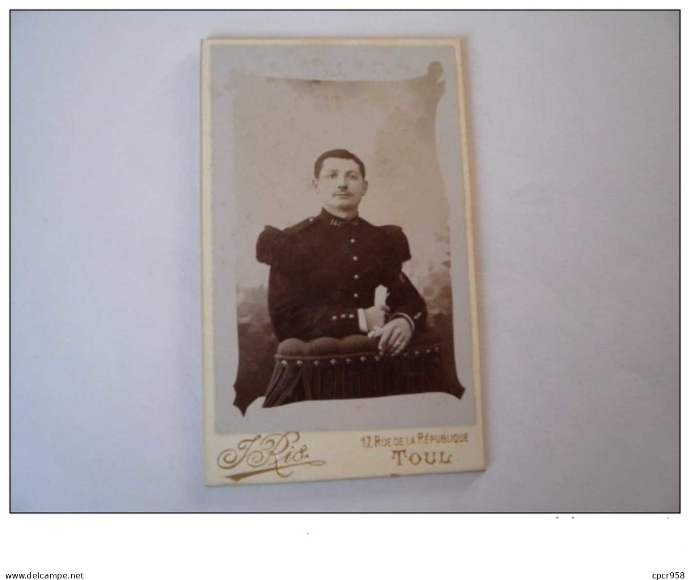 CDV. N°18.MILITAIRE. 146 EME.J RIO TOUL - Guerra, Militares