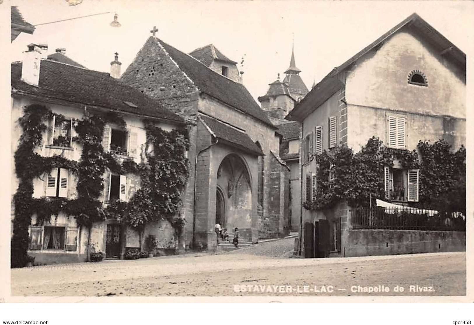 Suisse . N°101393  .fribourg .chapelle De Rivaz . - Chapelle