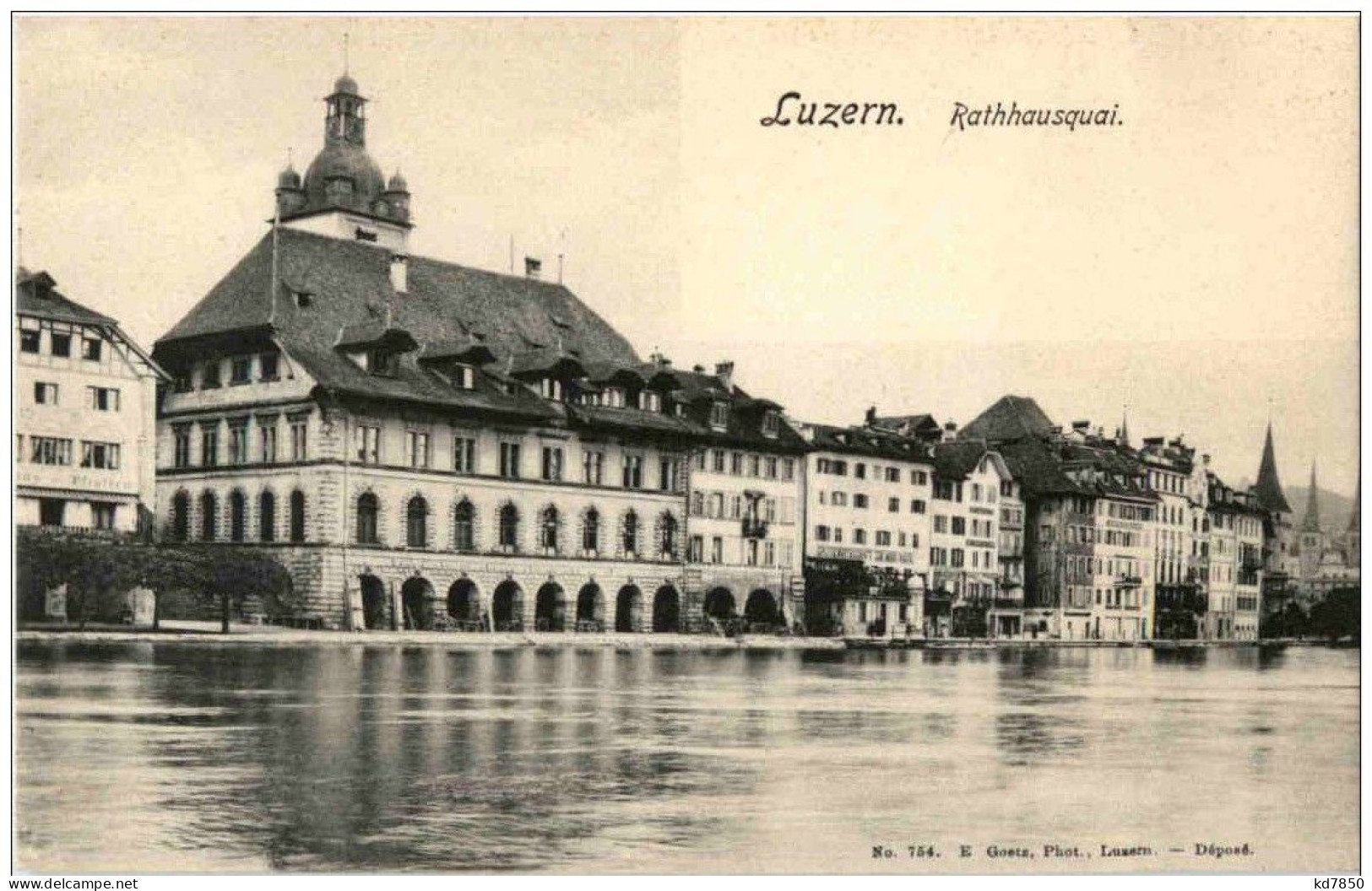 Luzern - Rathhausquai - Lucerna