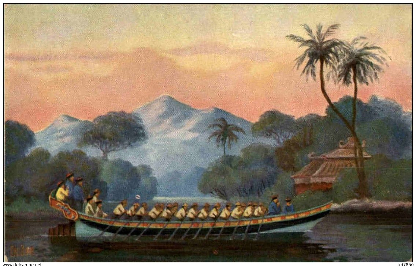 Chr. Rave - Mandarinenboot - Cohinchina - Vietnam