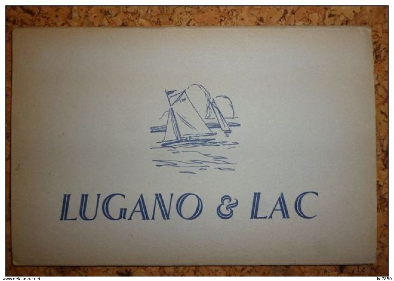 Lugano &amp; Lac - Booklet - 7 Karten - Lugano