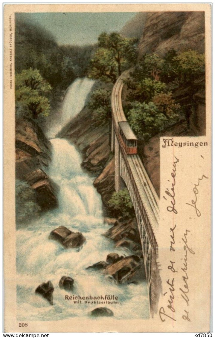 Meyringen - Reichenbachfälle Mit Drahtseilbahn - Meiringen