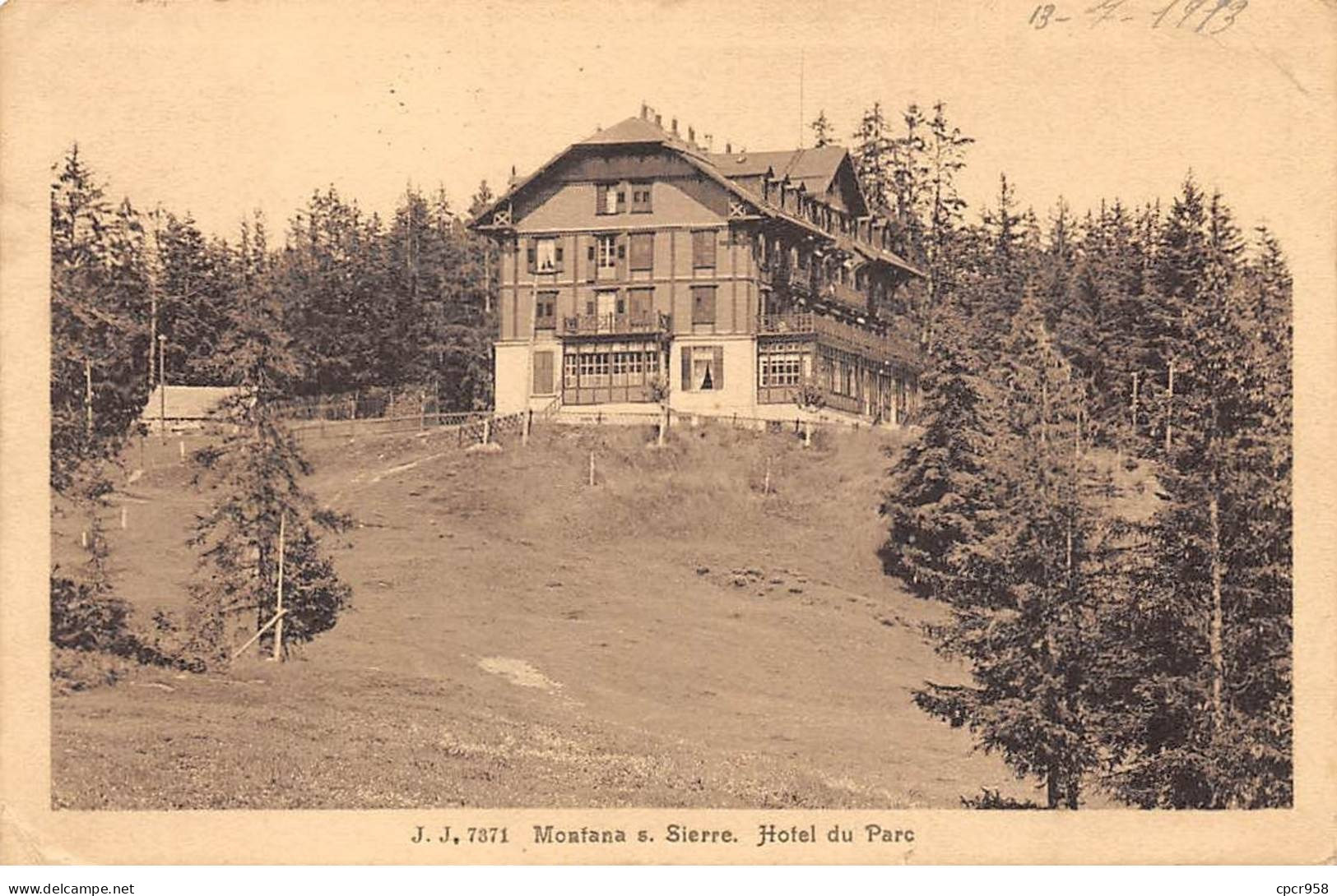 Suisse - N°78458 - Valais - Montana S. Sierre - Hôtel Du Parc - Sierre