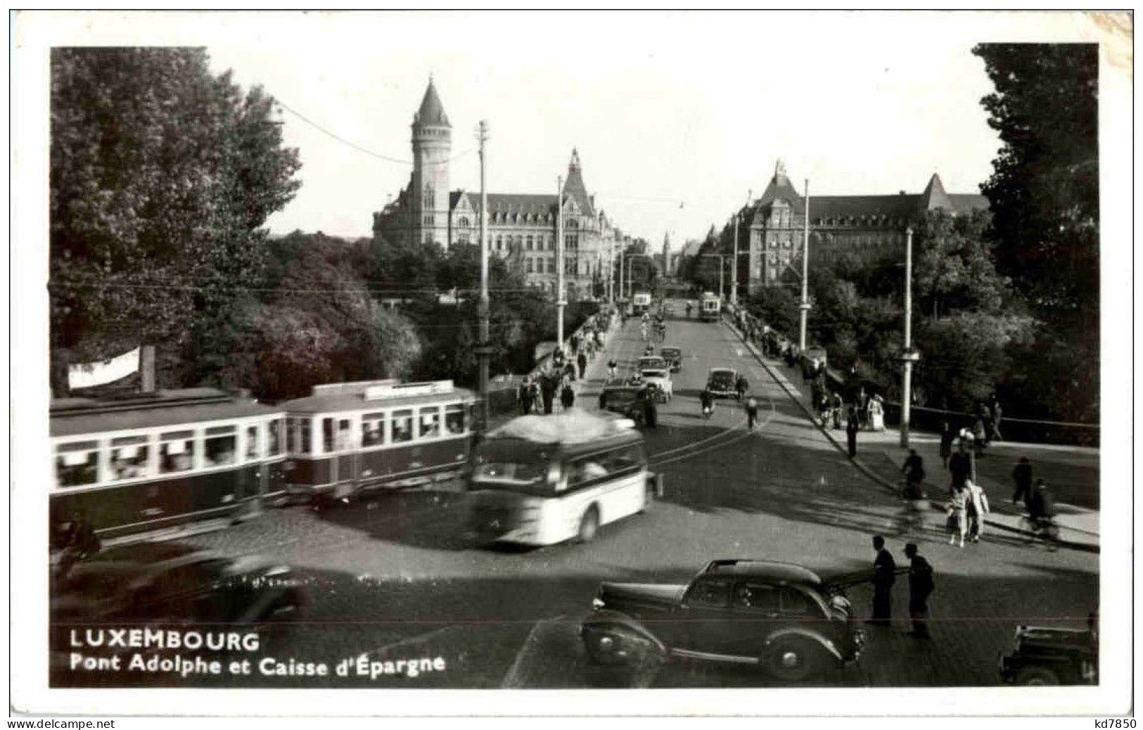 Luxembourg - Pont Adolphe Et Caisse D Epargne - Luxemburgo - Ciudad