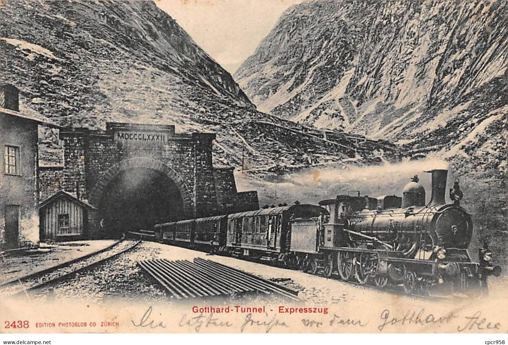 Suisse - N°77209 - Gotihard Tunnel - Expresszug - Train - Zoug