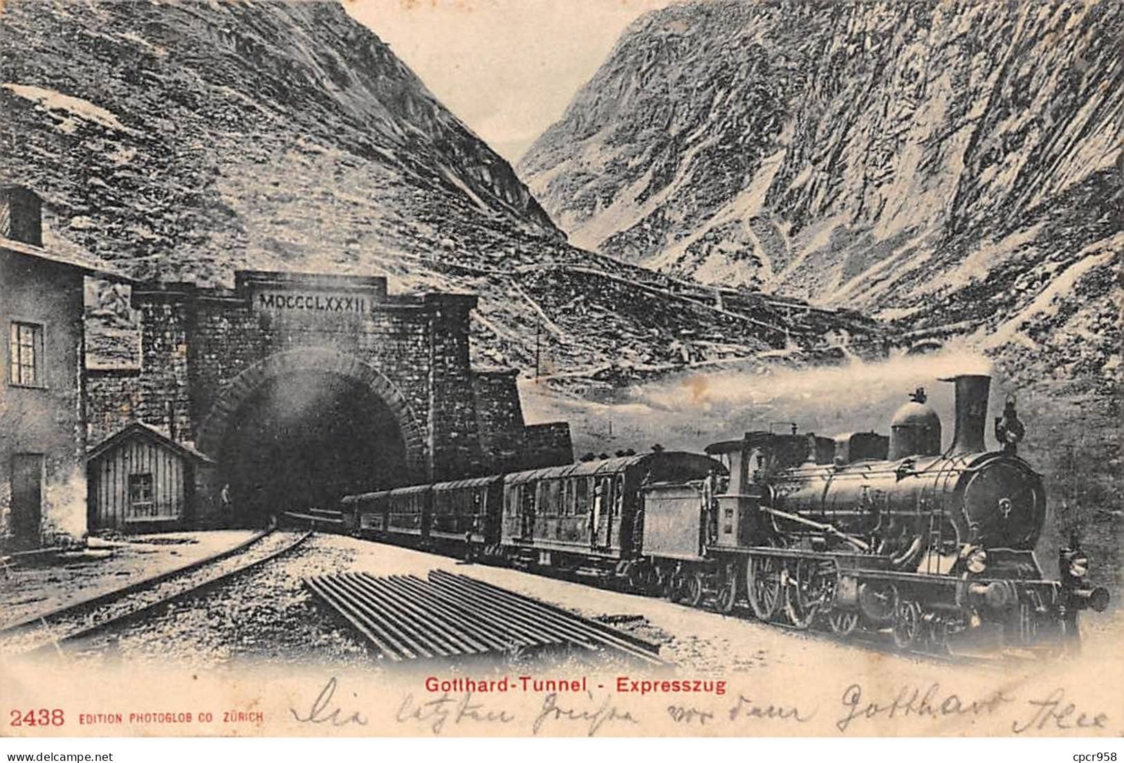 Suisse - N°77209 - Gotihard Tunnel - Expresszug - Train - Zug