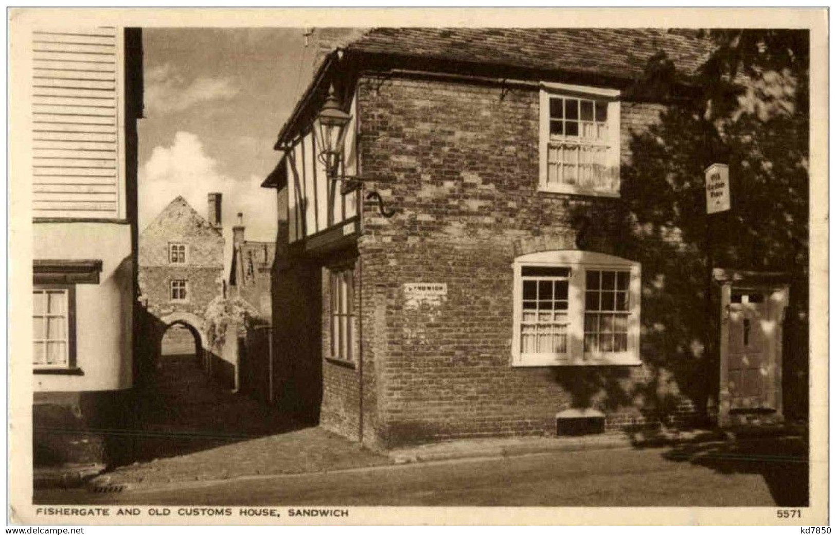 Sandwich - Fishergate And Old Customs House - Sonstige & Ohne Zuordnung