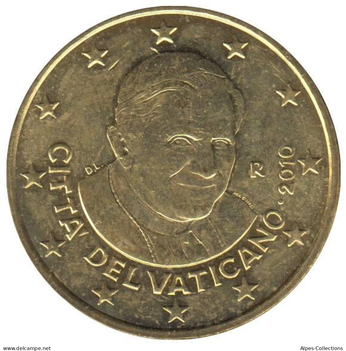 VA05010.2 - VATICAN - 50 Cents - 2010 - Vaticano (Ciudad Del)