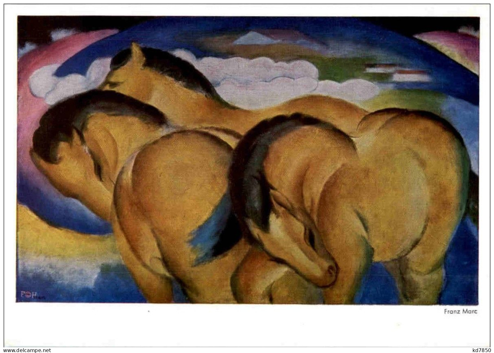 Franz Marc - Gelbe Pferde - Other & Unclassified