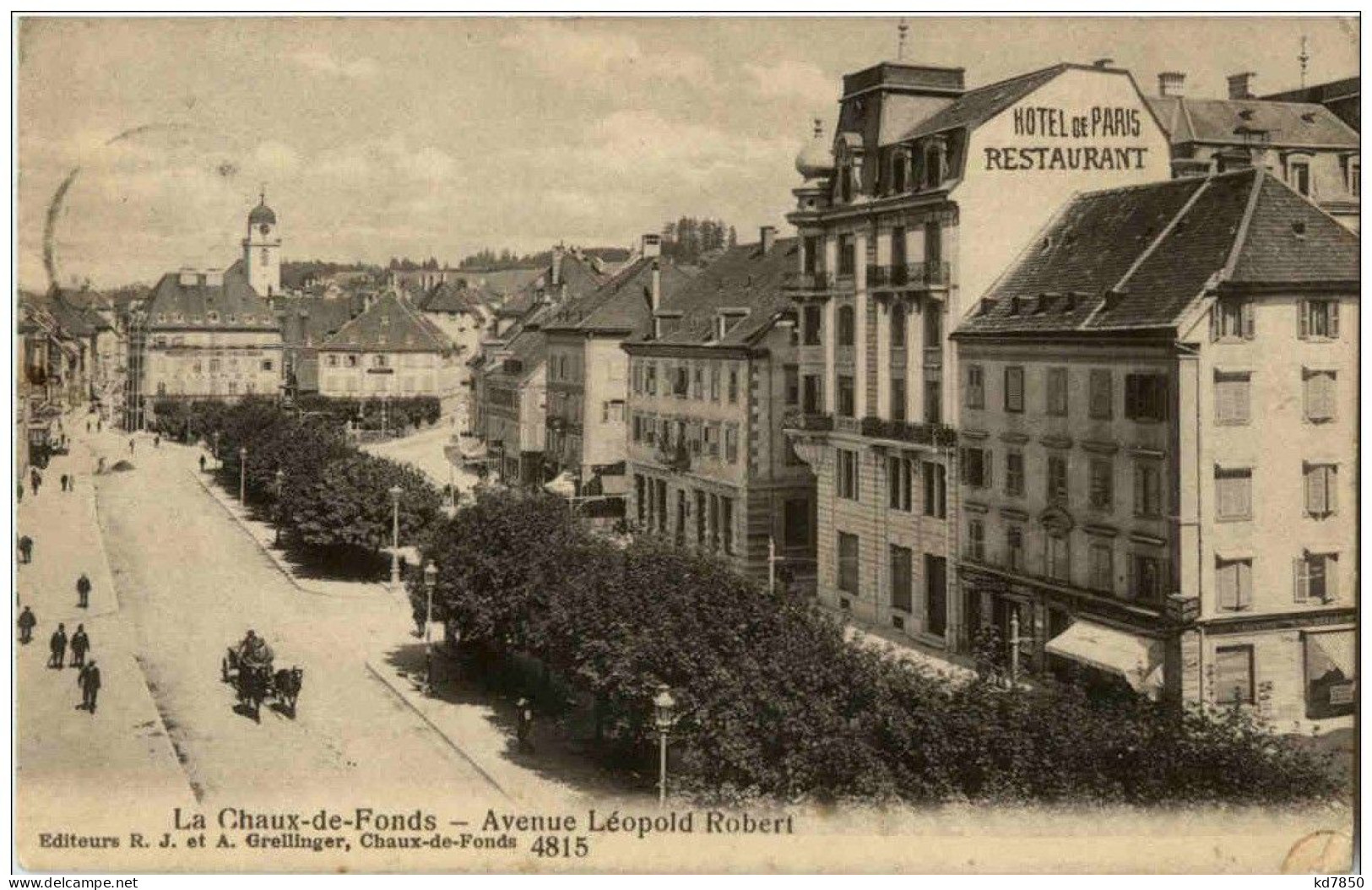 La Chaux De Fonds - Avenue Leopold Robert - La Chaux-de-Fonds