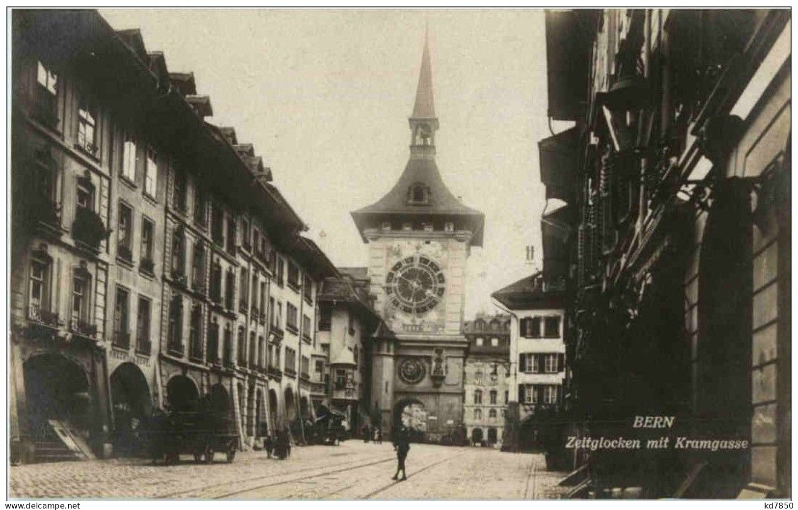 Bern - Zeitglocken Mit Kramgasse - Bern