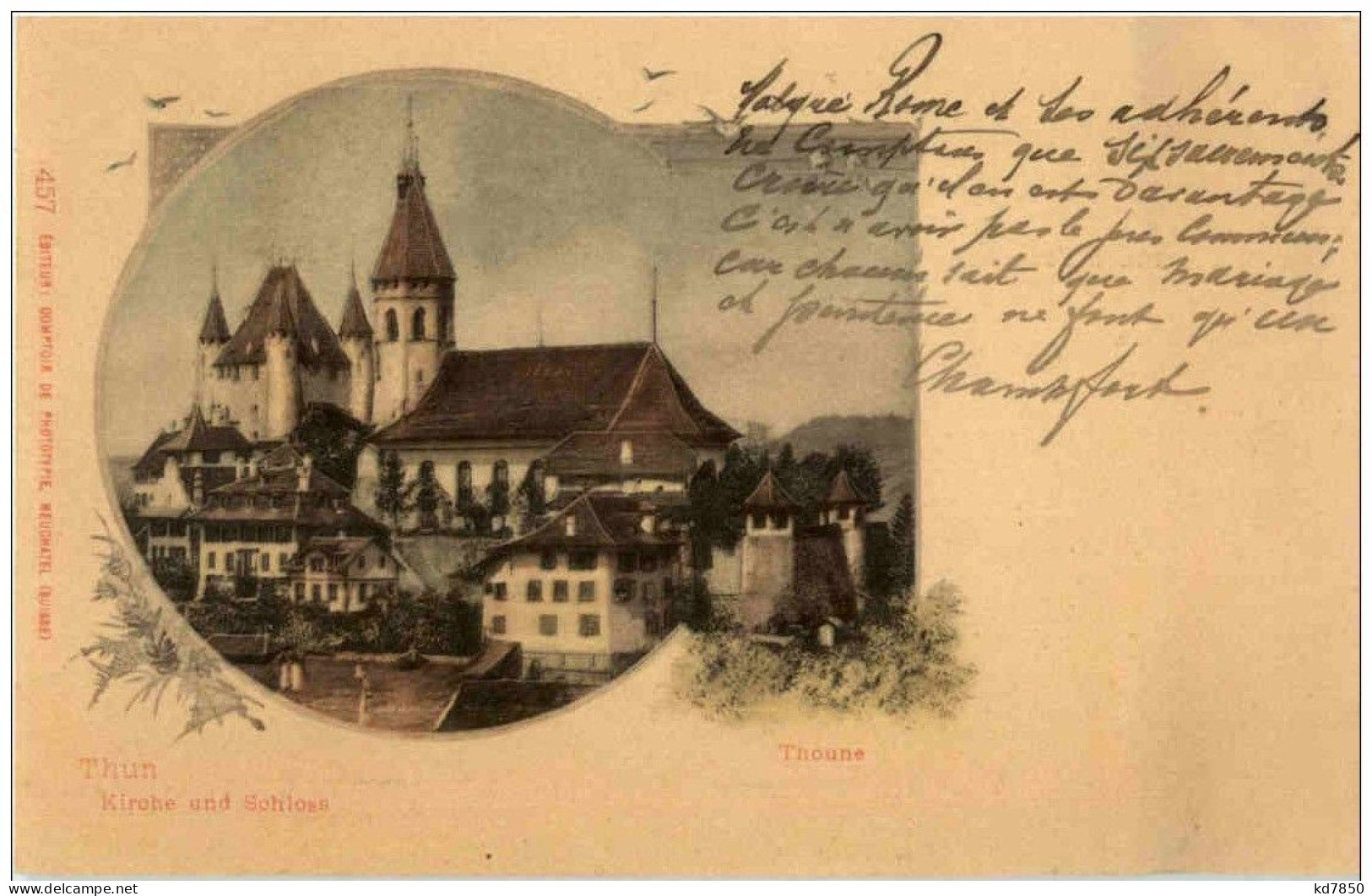 Thun - Kirche Und Schloss - Thun