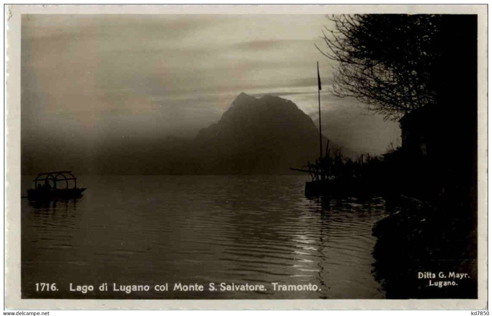 Lago Di Lugano Tramonto - Lugano