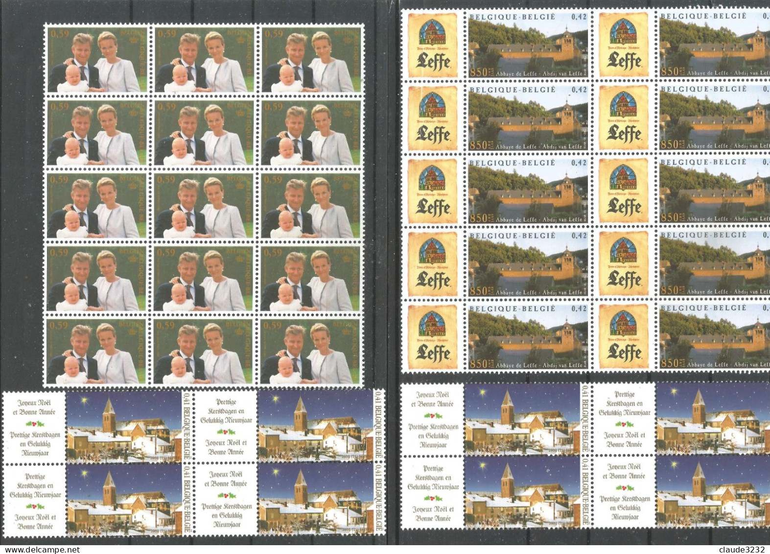 11.Belgique : Timbres Neufs** - Collections