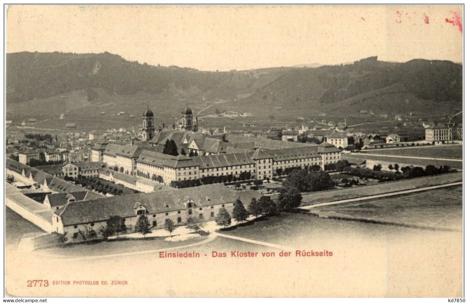 Einsiedeln - Das Kloster Rückseite - Einsiedeln