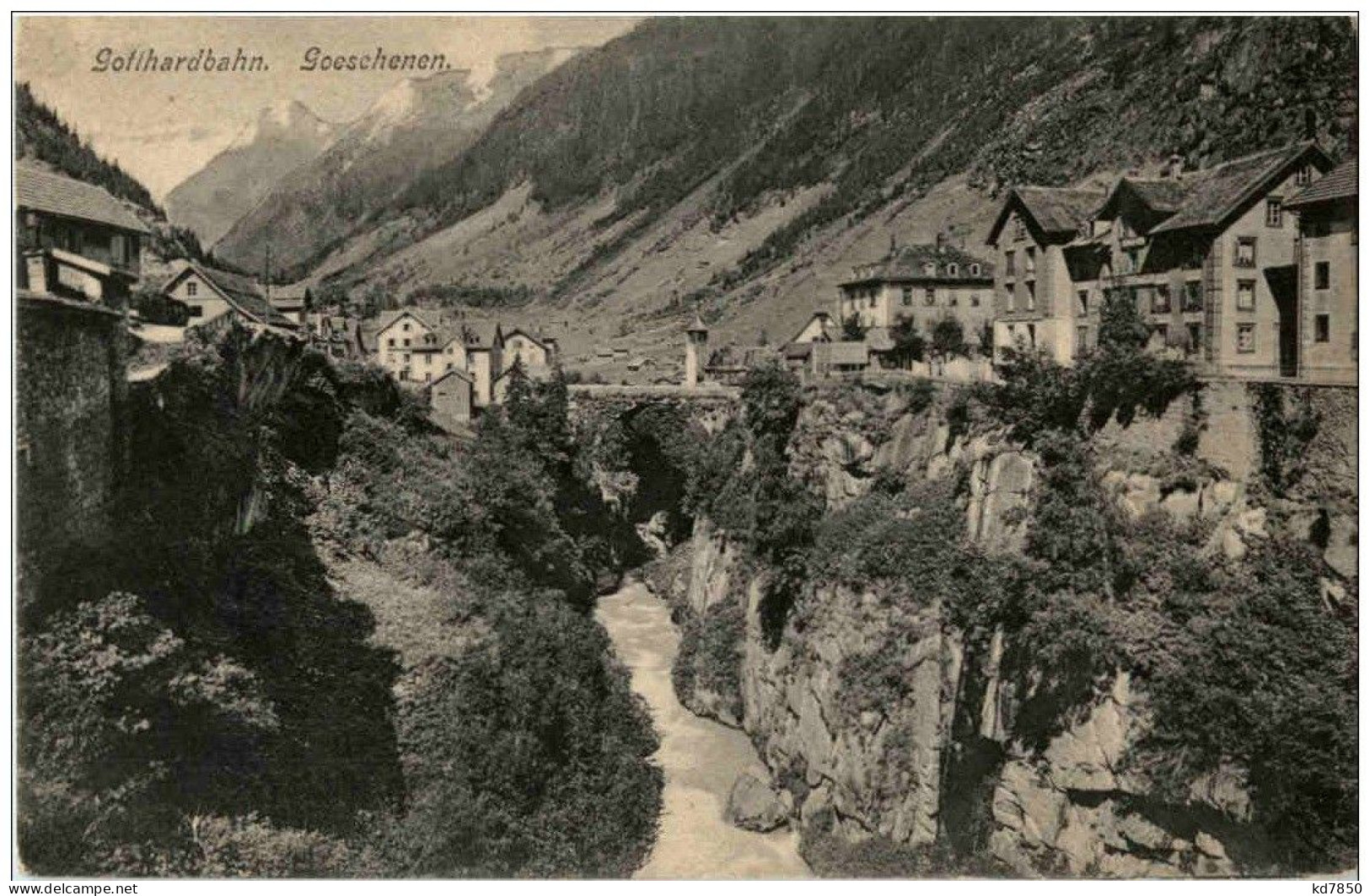 Goeschenen - Gotthardbahn - Göschenen