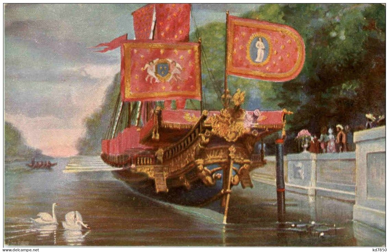 Chr. Rave - Französische Galeere La Reale - Segelboote