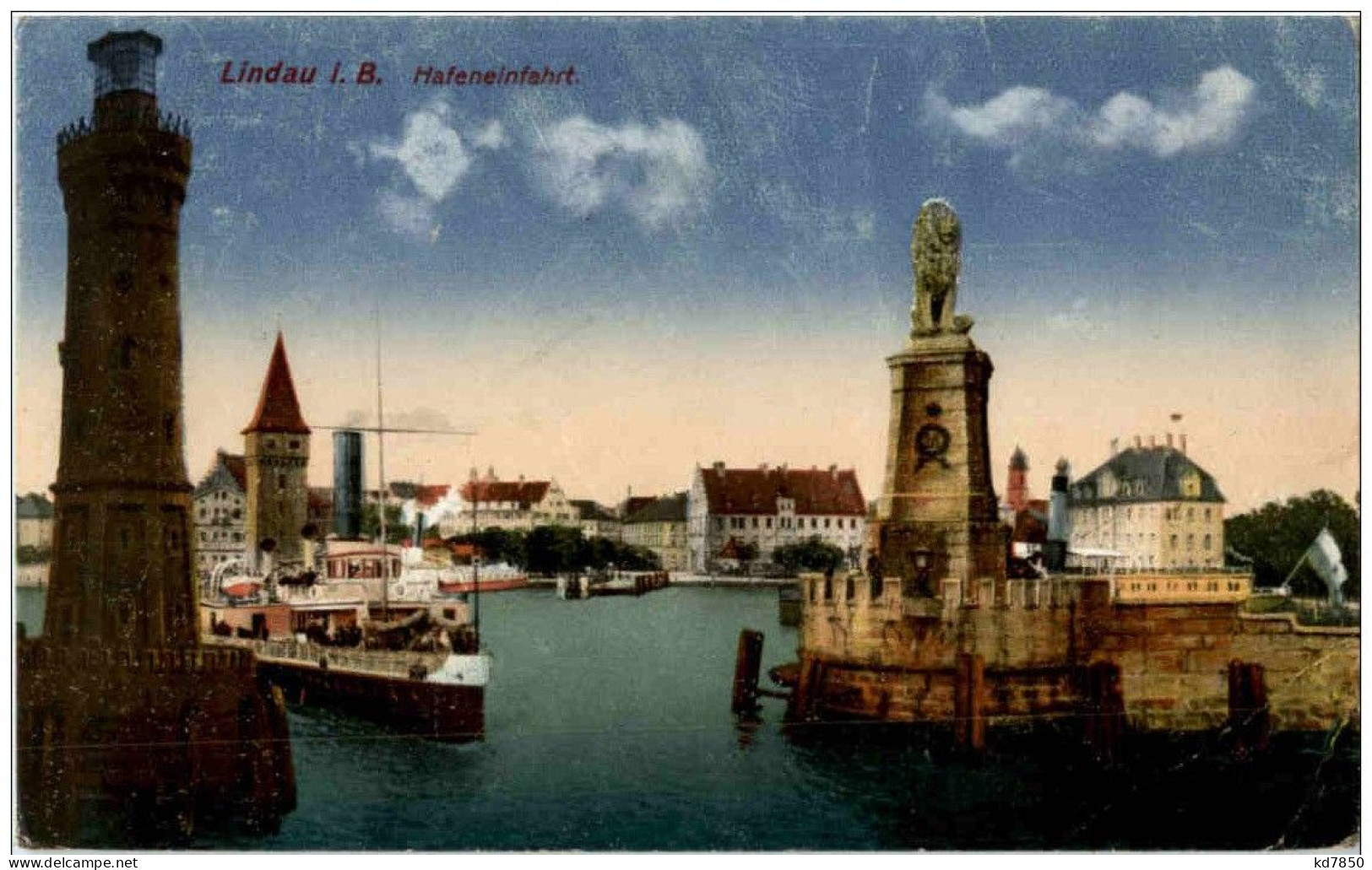 Lindau - Hafeneinfahrt - Lindau A. Bodensee