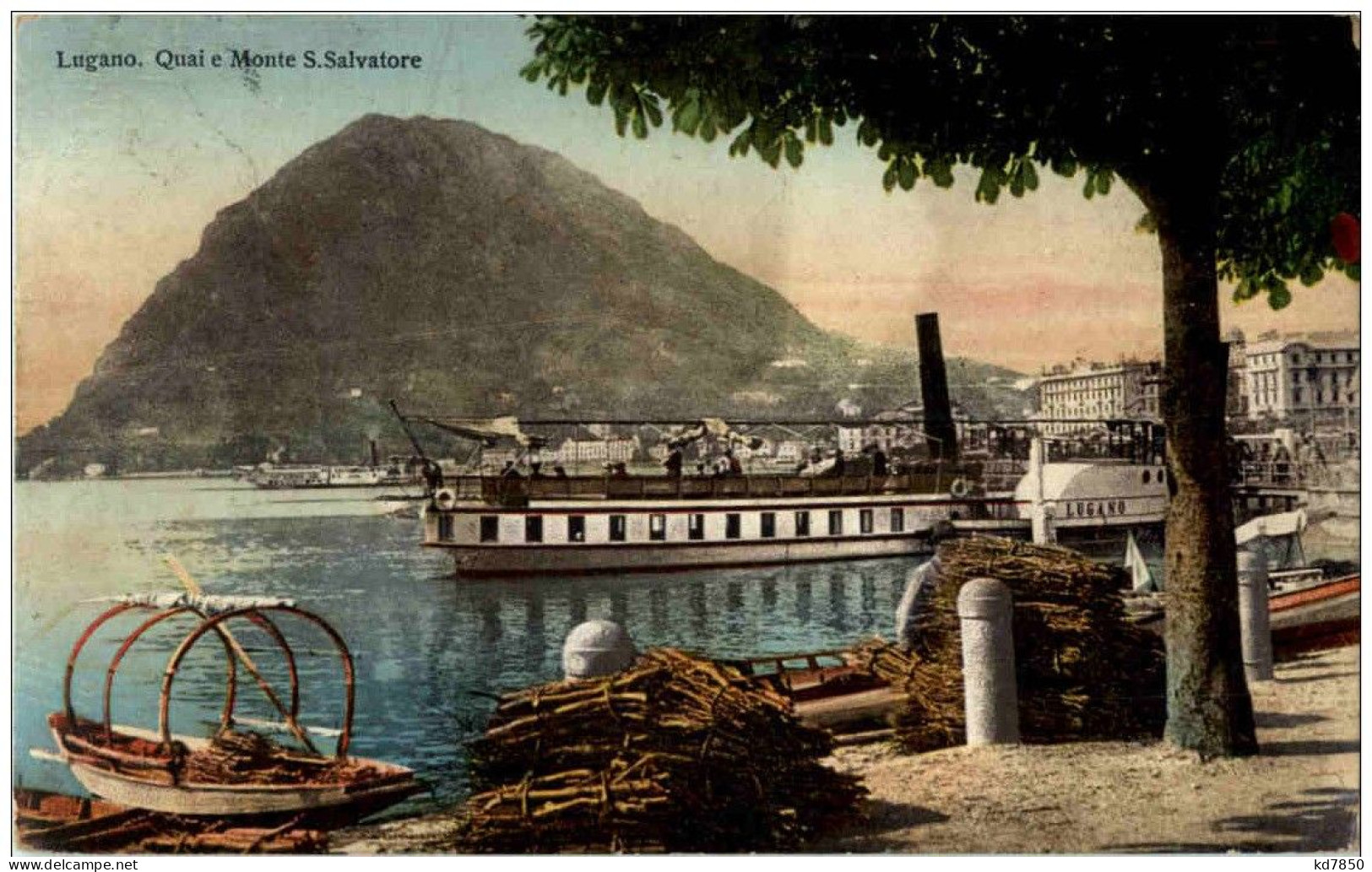 Lugano - Quai E Monte S Salvatore - Lugano