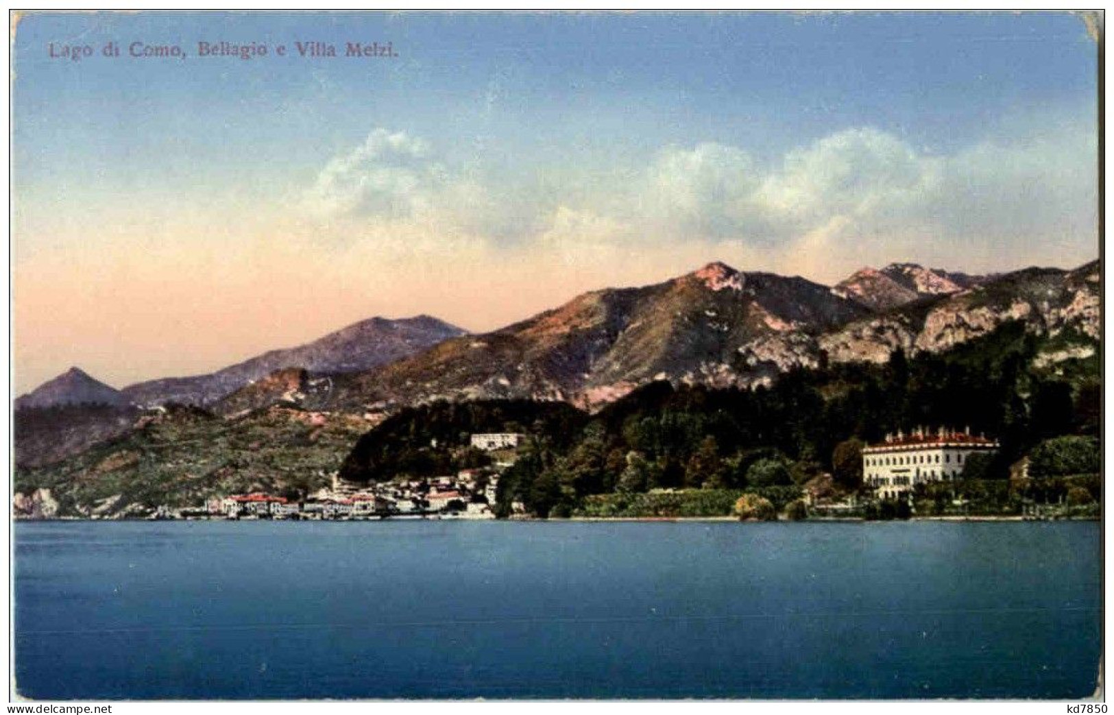 Lago Di Como - Bellagio E Villa Melzi - Andere & Zonder Classificatie
