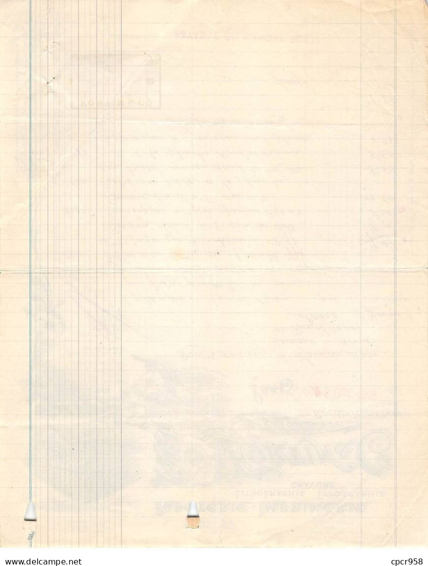Facture.AM19519.Paris.1916.Fortin & Cie.Papeterie.Imprimerie.Lithographie.Typographie.Gravure.Registre.Illustré - 1900 – 1949