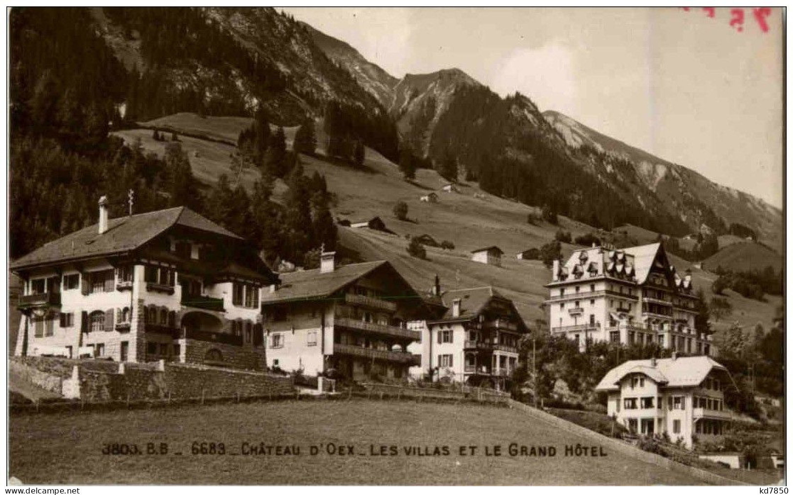 Chateau D Oex - Les Villas Et Le Grand Hotel - Château-d'Œx