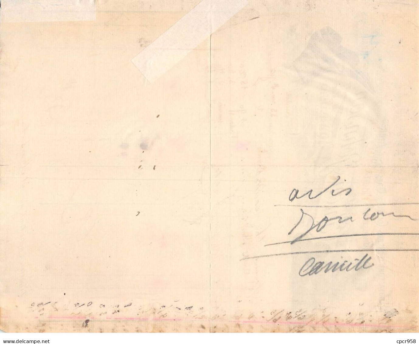 Facture.AM19388.Liancourt-Rantigny.Pour Lyon.1903.Calnan & Johnson.Chaussure.Encre.Couleur.Cire.Illustré - Profumeria & Drogheria
