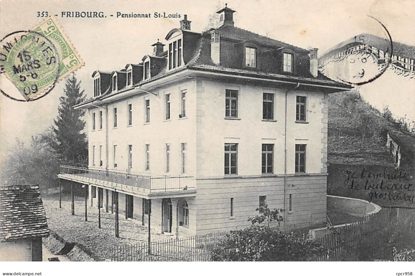 Suisse - N°65418 - FRIBOURG - Pensionnat St-Louis - Fribourg