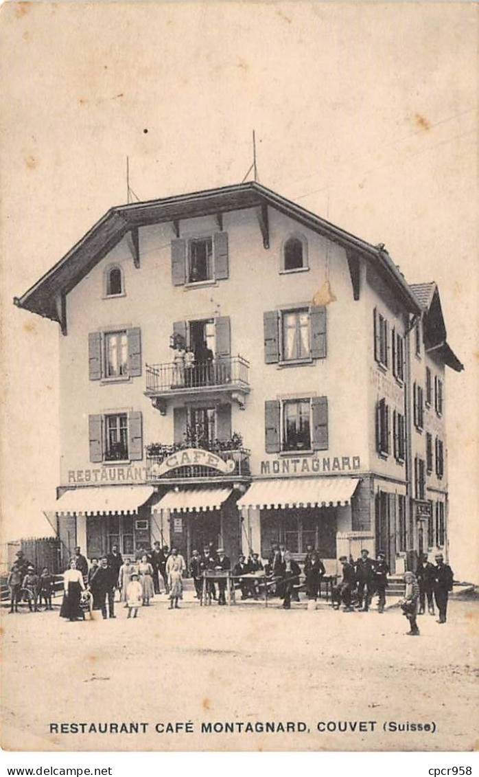 SUISSE - COUVET -  SAN26553 - Restaurant Café Montagnard - Couvet