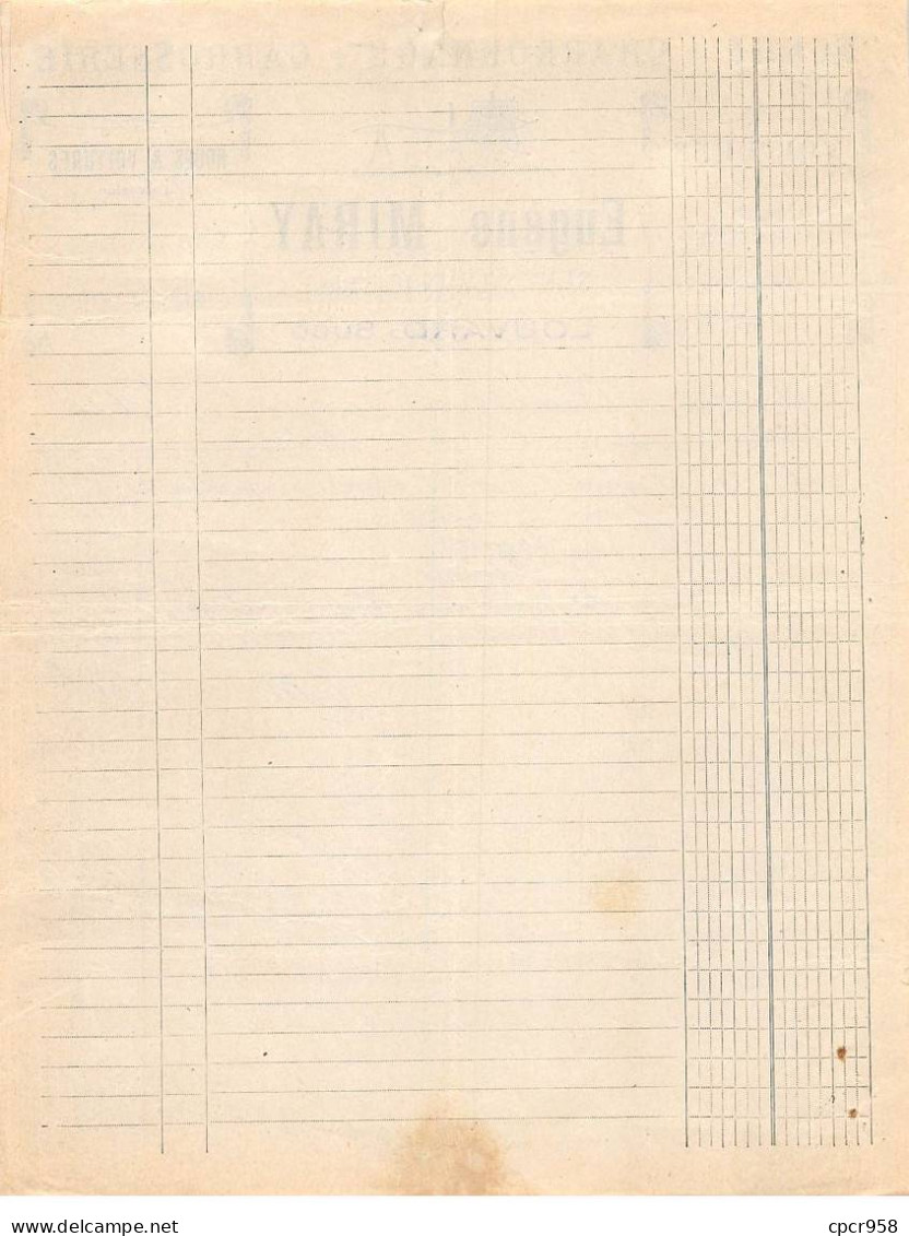 Facture.AM20965.Saint Sylvain.1921.Eugène Miray.Forge.Charronage.Carrosserie.Roue.Voiture.Charrette.Tombereau - 1900 – 1949