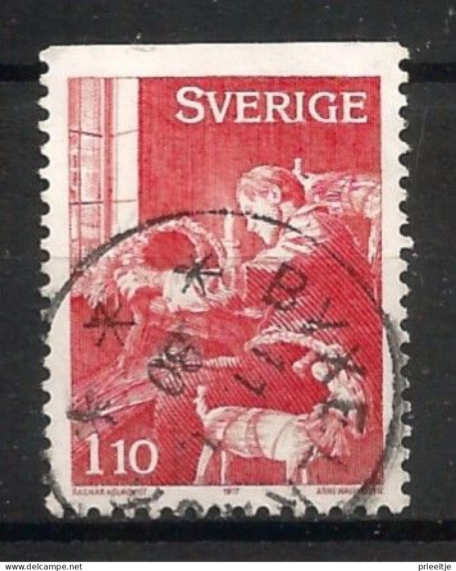 Sweden 1977 Christmas Preparations Y.T. 988 (0) - Used Stamps