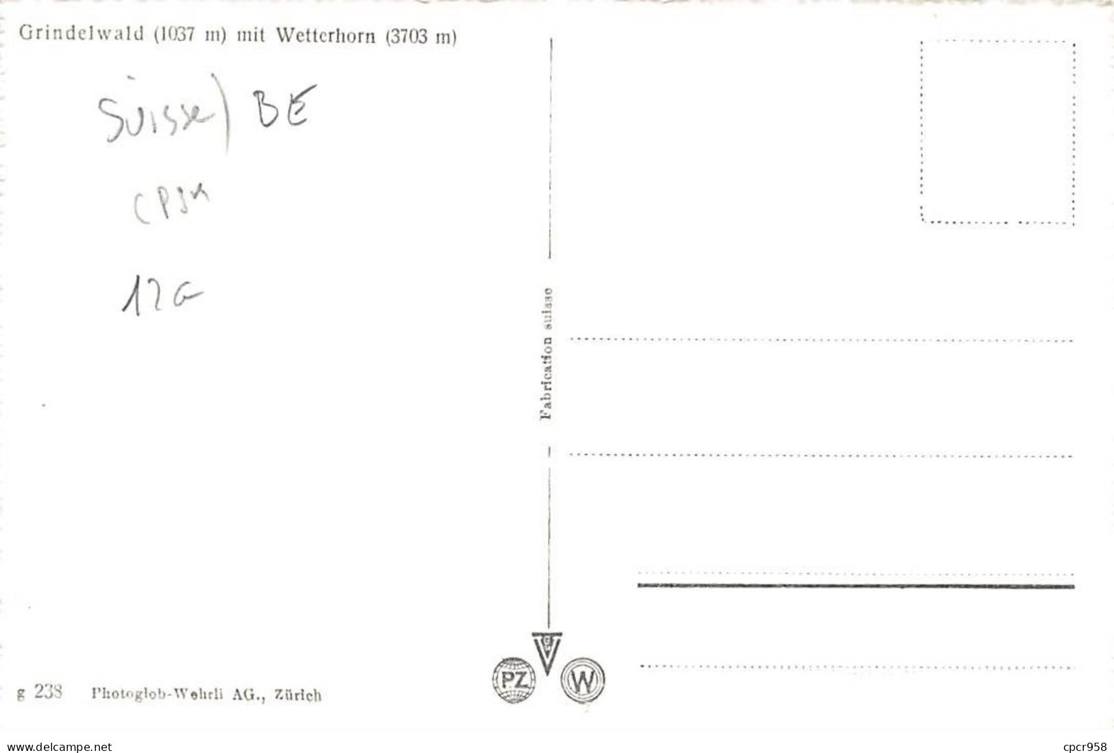 SUISSE - SAN57651 - Grindelwald Mit Wetterhorn - CPSM 14x9 Cm - Grindelwald