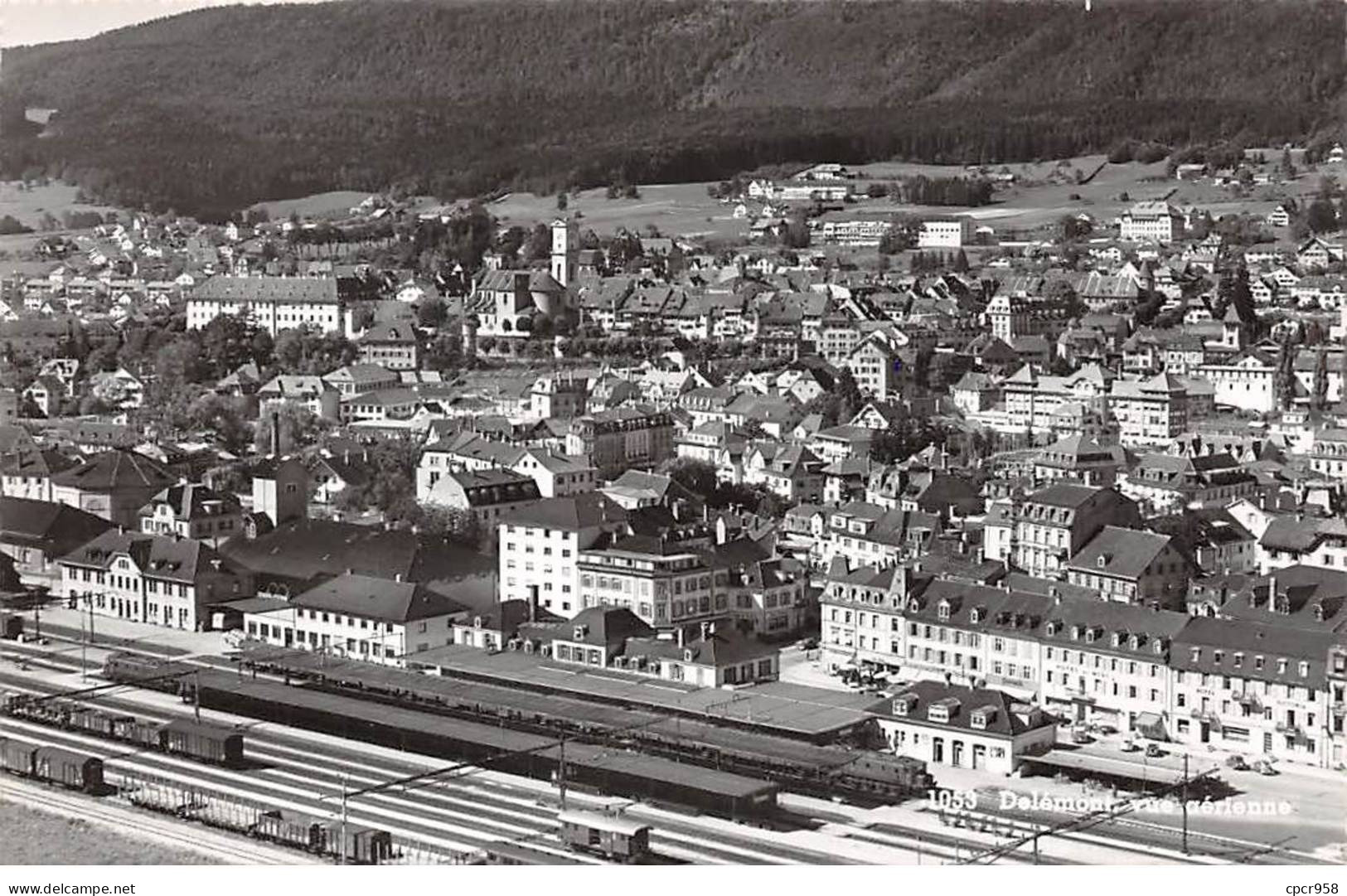 SUISSE - SAN57712 - Delémont - Vue Générale - Train - Delémont