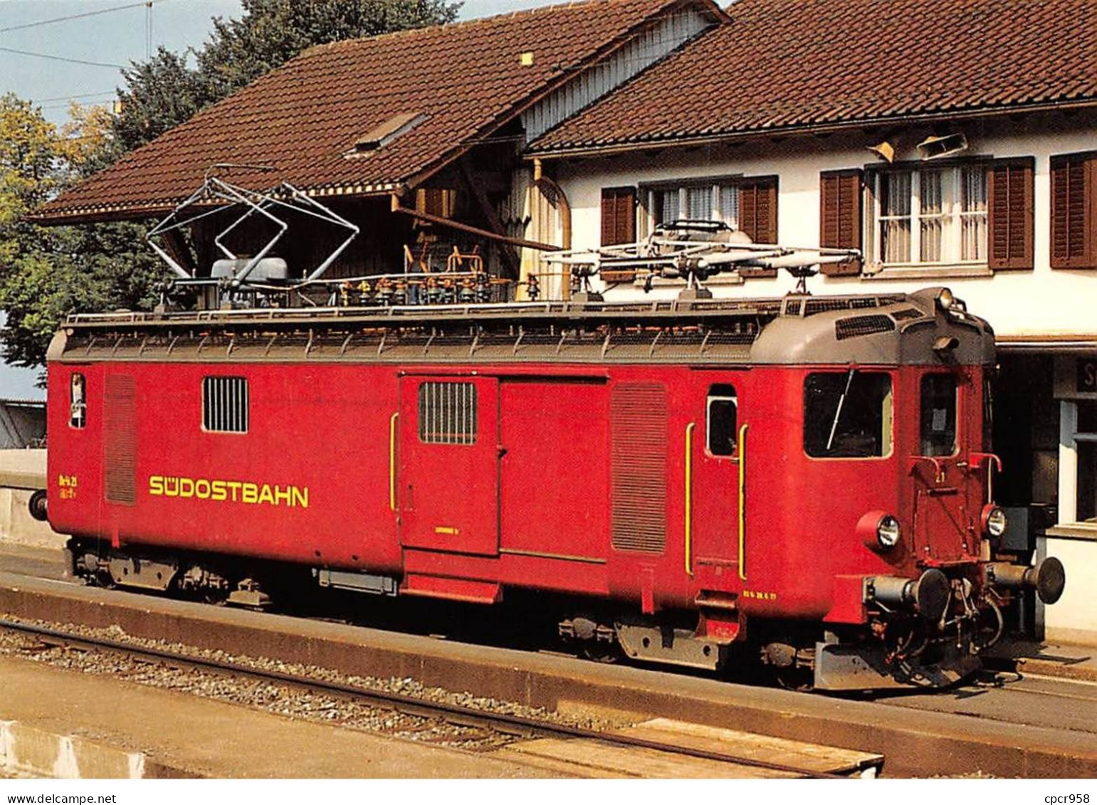 SUISSE - SAN58843 - Schweizerische Sudostbaln - CPSM 15x10 Cm - Risch-Rotkreuz