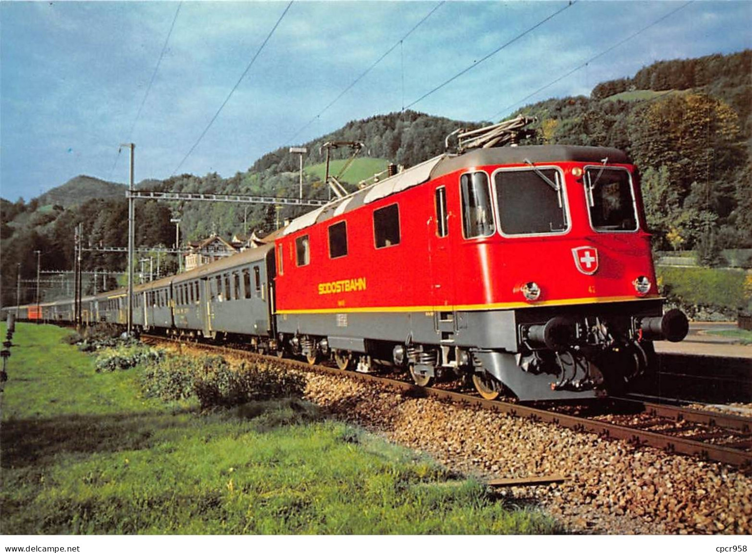 SUISSE - SAN58844 -- Kurz Nach Der Ubernahme Setzte Die Sudostbahn - CPSM 15x10 Cm - Bern