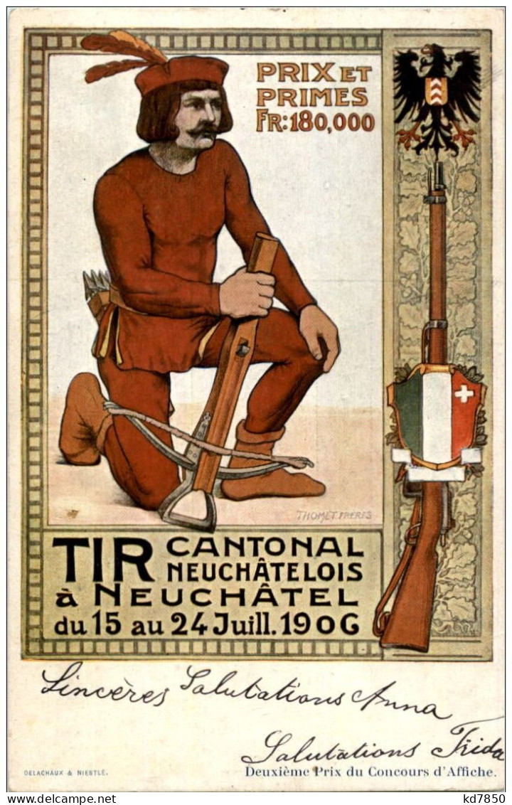 Neuchatel - TIR Cantonal 1906 - Neuchâtel