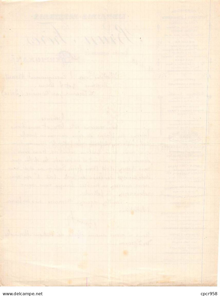 Facture.AM19951.Perpignan.1929.Brun Frères.Librairie.Papeterie.Imprimerie.Lithographie.Reliure.Agenda.Albums - Stamperia & Cartoleria