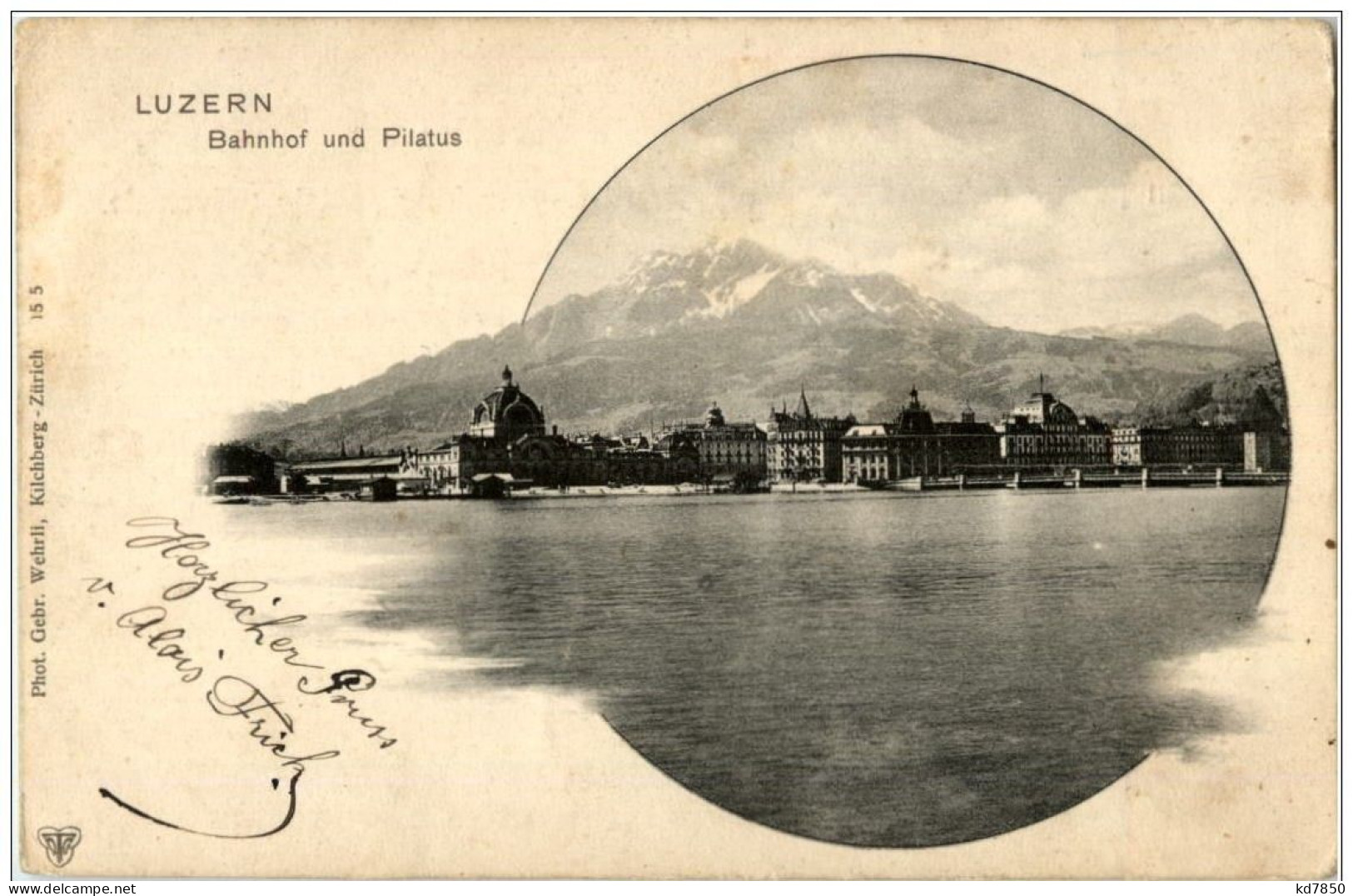 Luzern - Bahnhof Und Pilatus - Luzern