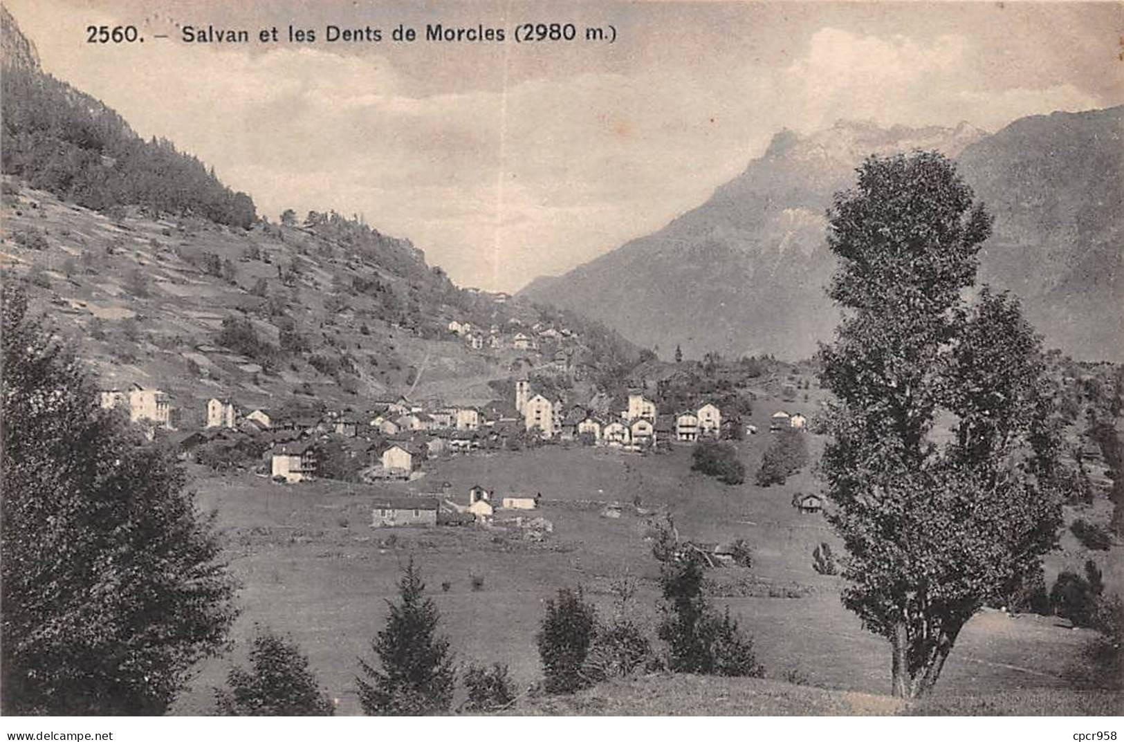 SUISSE - SALVAN - SAN39171 - Les Dents De Morcles - Salvan