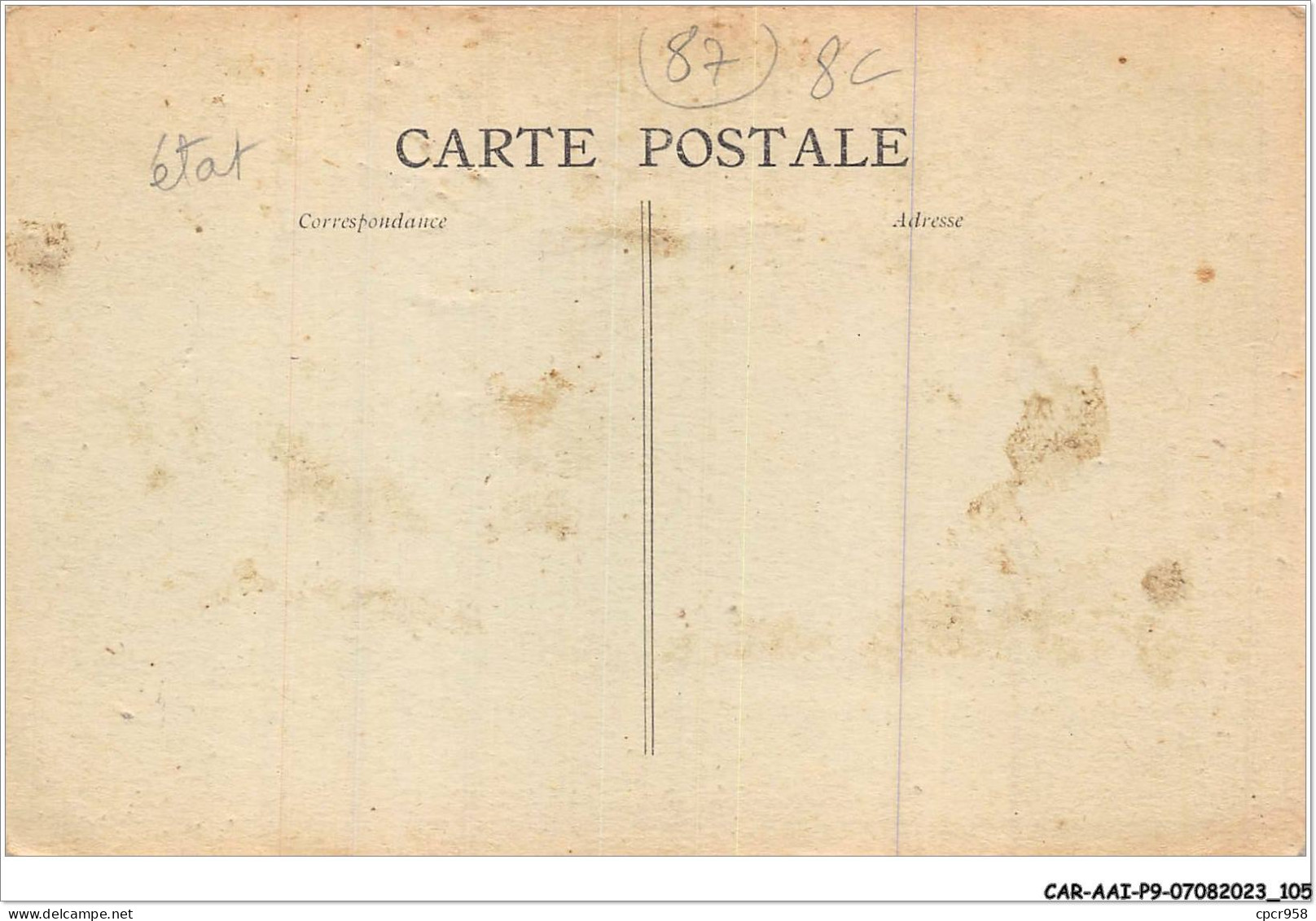 CAR-AAIP9-87-0813 - CUSSAC - La Bertatie - Carte Vendue En L'etat - Sonstige & Ohne Zuordnung