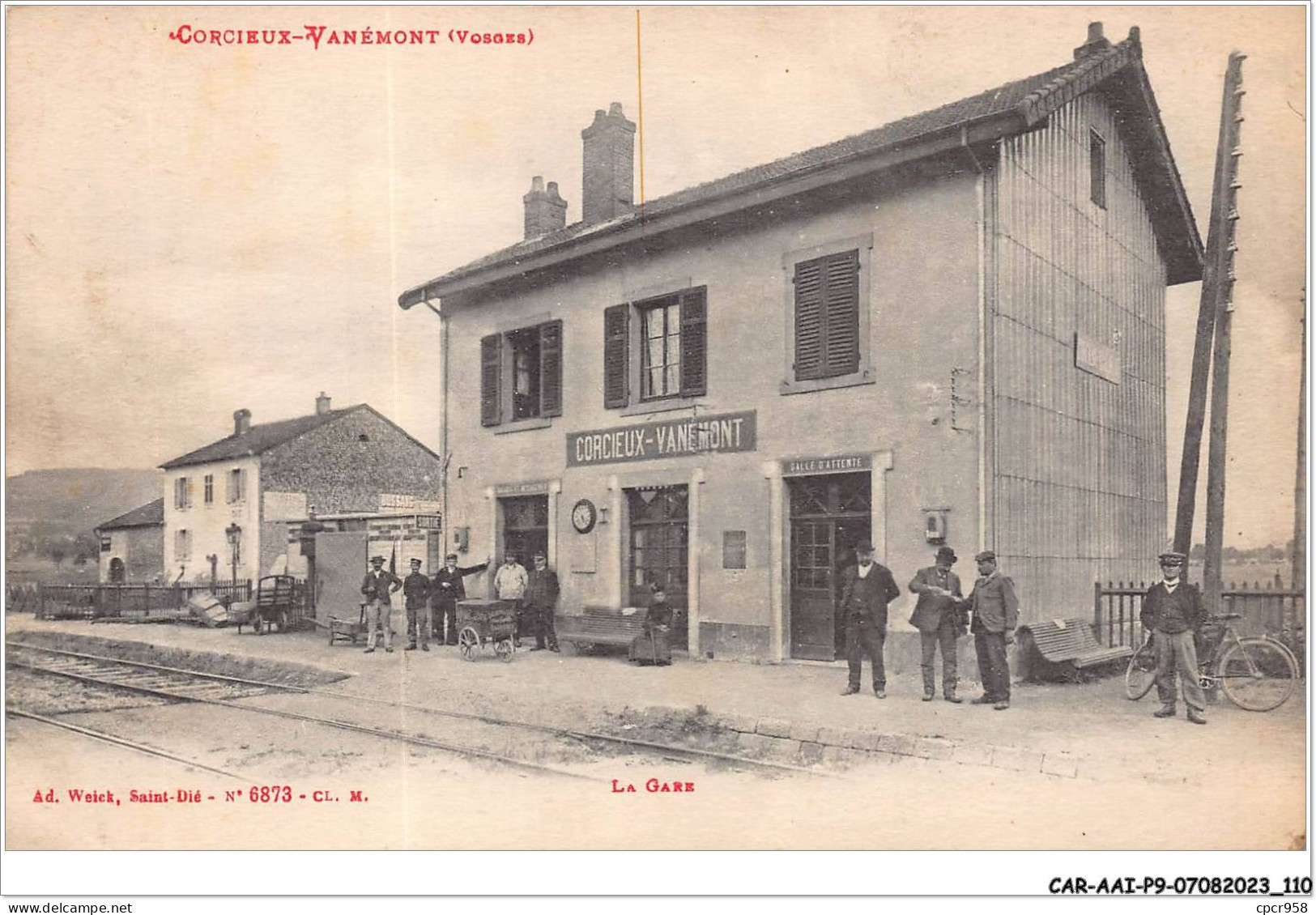 CAR-AAIP9-88-0816 - CORCIEUX VANEMONT - La Gare  - Corcieux