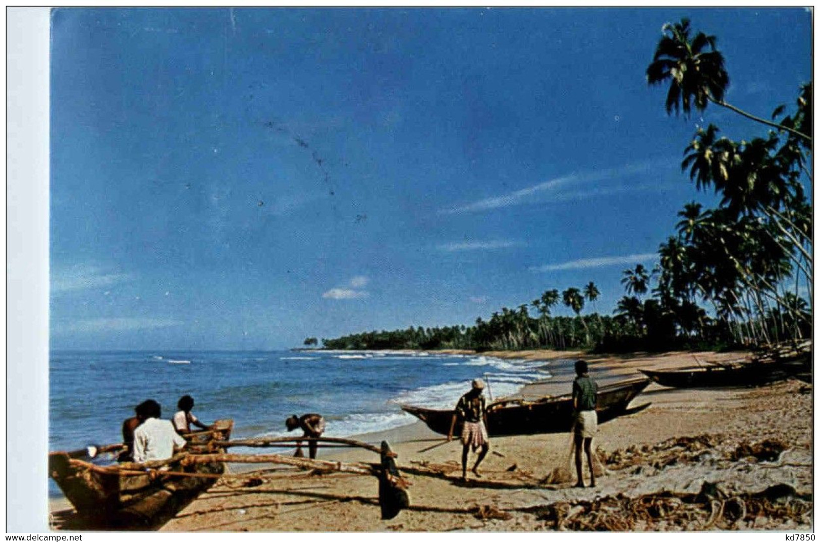 Beach Scene - Sri Lanka (Ceylon)