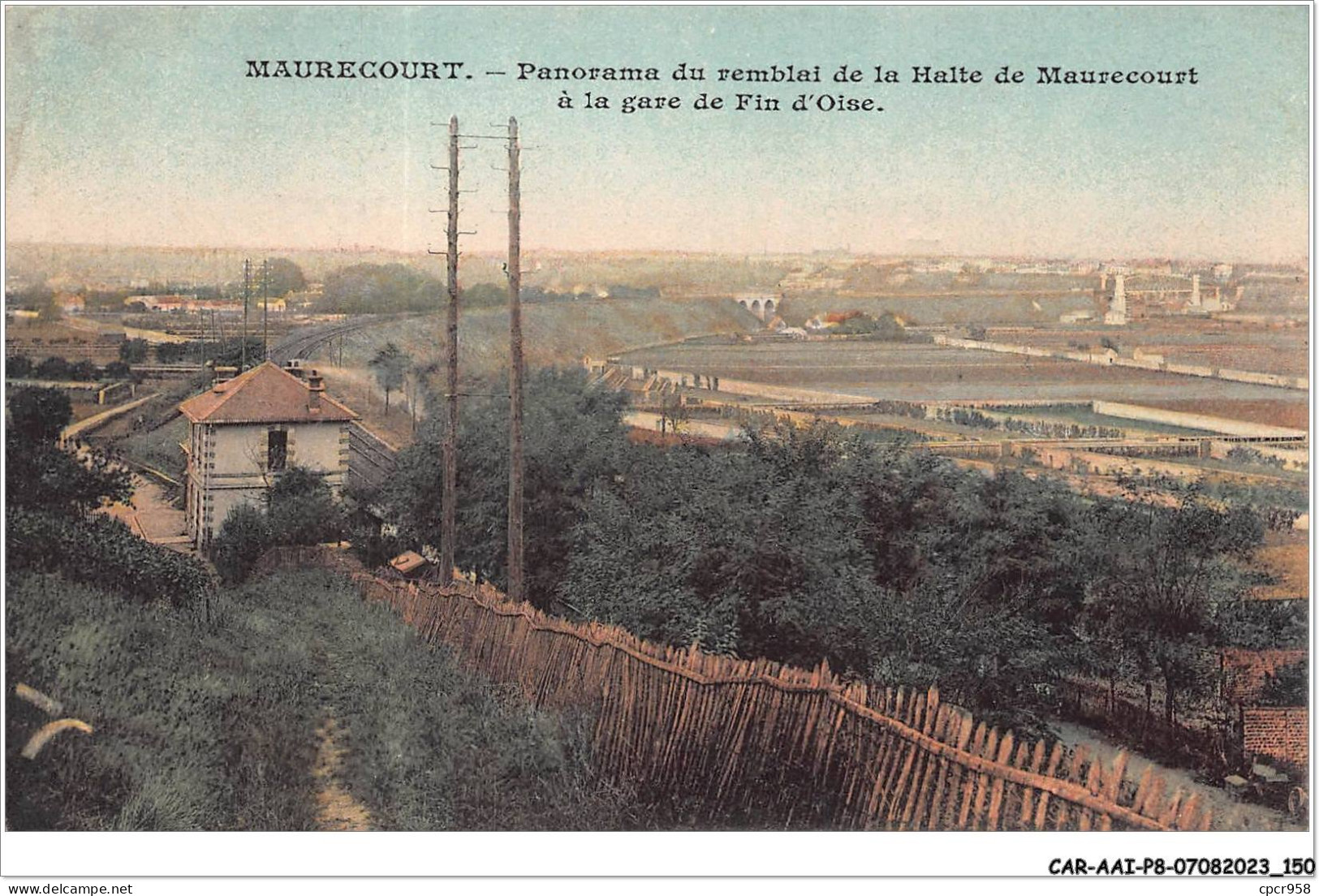 CAR-AAIP8-78-0742 - MAURECOURT - Panorama Du Remblai De La Halte De Maurecourt A La Gare - Maurecourt