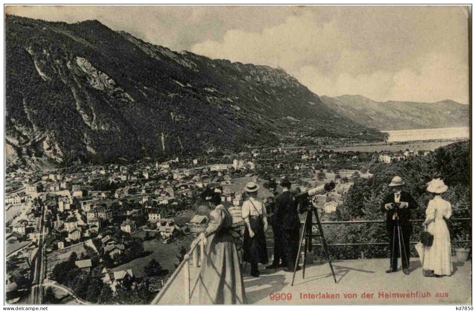 Interlaken Von Der Heimwehfluh - Interlaken