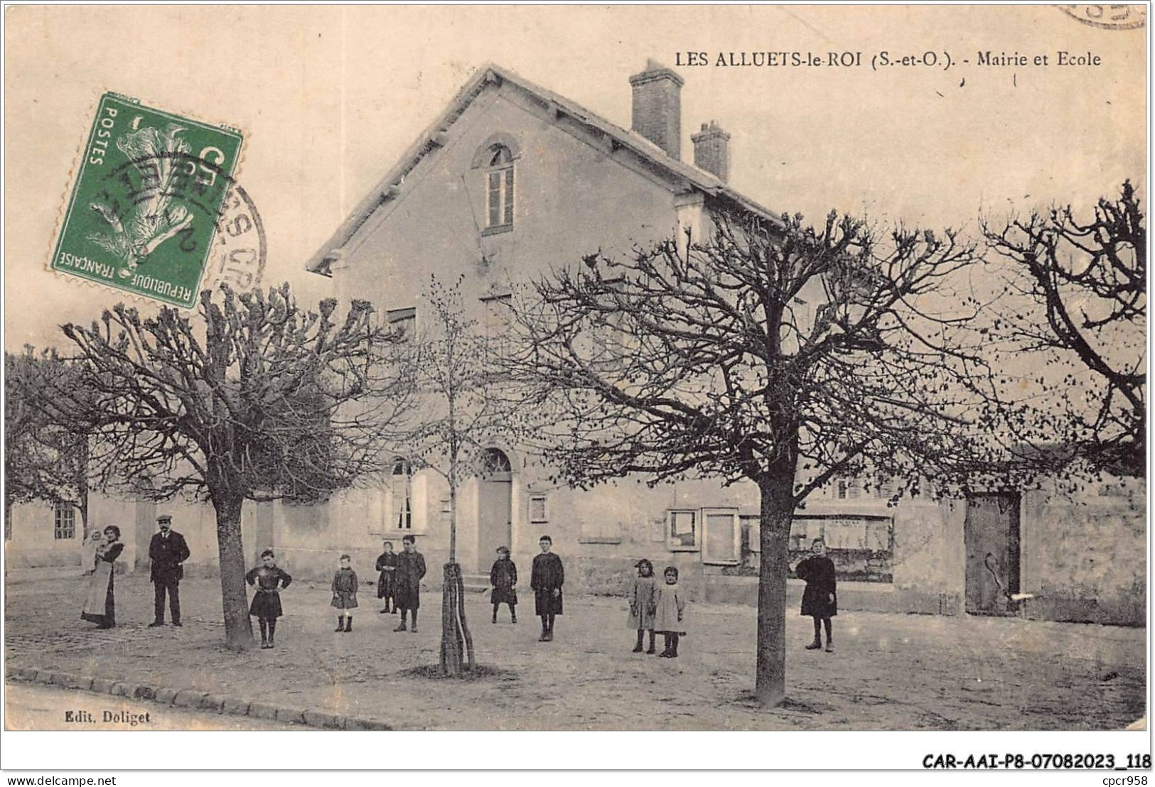 CAR-AAIP8-78-0726 - LES ALLUETS LE ROI - Mairie Et Ecole  - Other & Unclassified