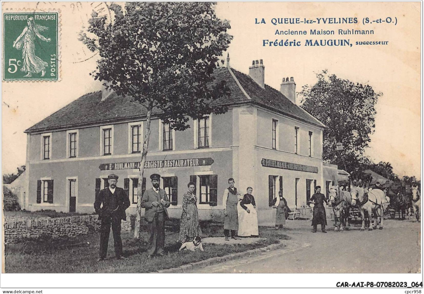 CAR-AAIP8-78-0699 - LA QUEUE LES YVELINES - Ancienne Maison Ruhlmann, Frederic Mauguin - Other & Unclassified
