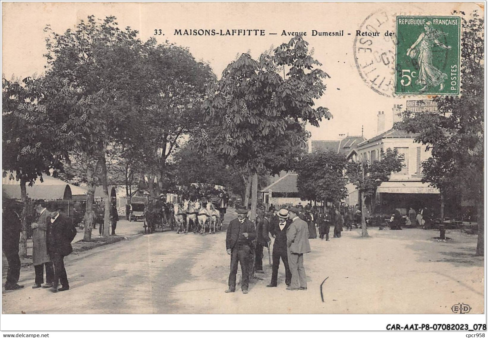 CAR-AAIP8-78-0706 - MAISONS LAFFITTE - Avenue Dumesnil - Maisons-Laffitte