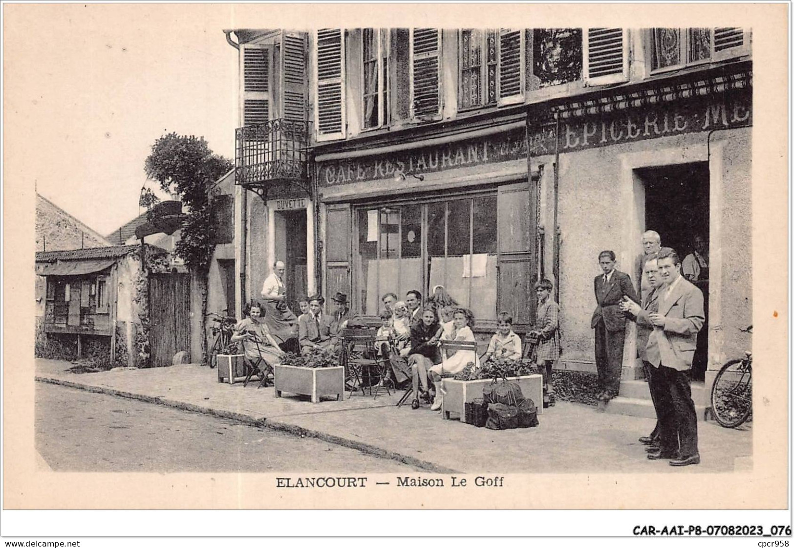 CAR-AAIP8-78-0705 - ELANCOURT - Maison Le Goff, Cafe - Elancourt
